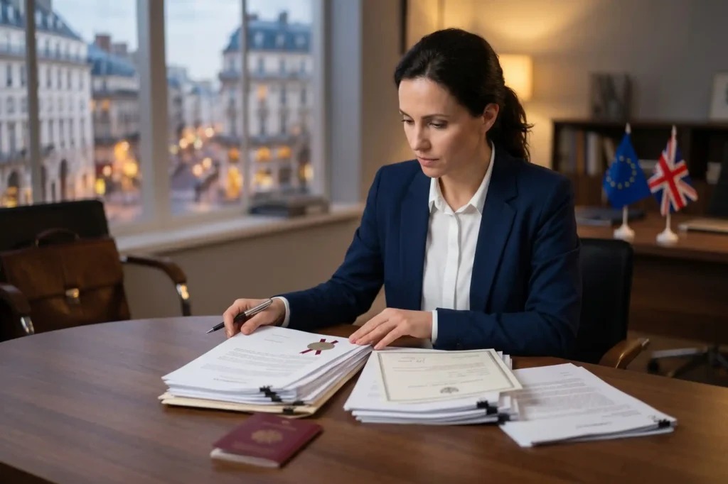 euid code registration process, european register branch documentation, commercial branch notary certification